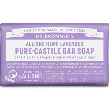 Stück Seife Dr Bronner's 140 g Lavendel