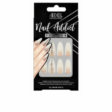 Falsche Nägel Ardell Nail Addict Nude Light Crystal (24 pcs)