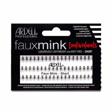 Set of false eyelashes Ardell Faux Mink Short Individual 60 Pieces