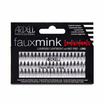 Set of false eyelashes Ardell Faux Mink Long Individual 60 Pieces