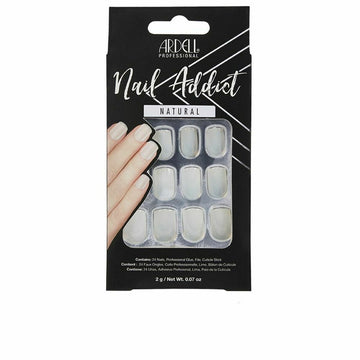 Lösnaglar Ardell Nail Addict Naturell Fyrkantig (24 pcs)