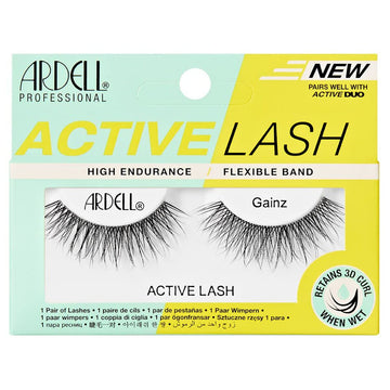 Set med falska ögonfransar Ardell Active Lashes Gainz