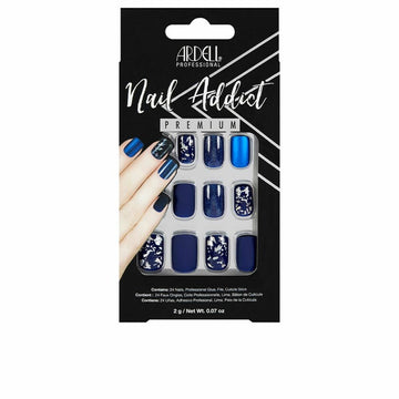 Lösnaglar Ardell Nail Addict Matte Blue (24 pcs)