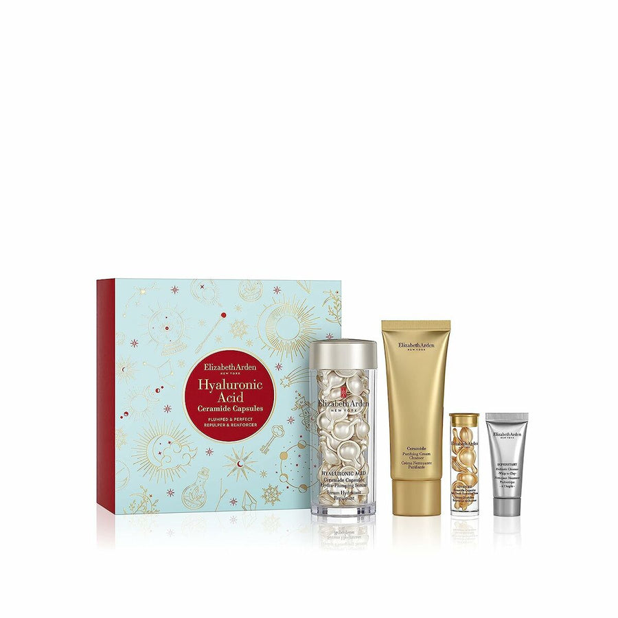 Set mit Damenkosmetik Elizabeth Arden Hyaluronic Acid 50 ml Ceramid-Kapseln 4 Stücke