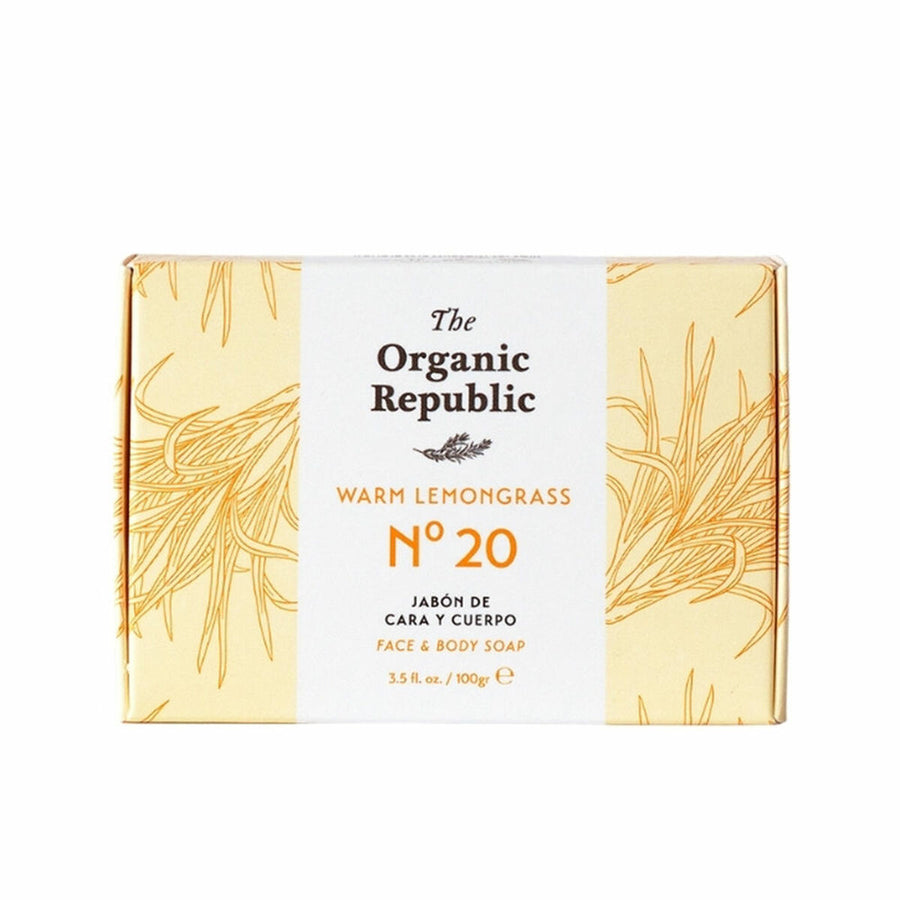 Stück Seife The Organic Republic Nº 20 Warm Lemongrass 100 g