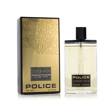 Parfym Herrar Police EDT Amber Gold 100 ml