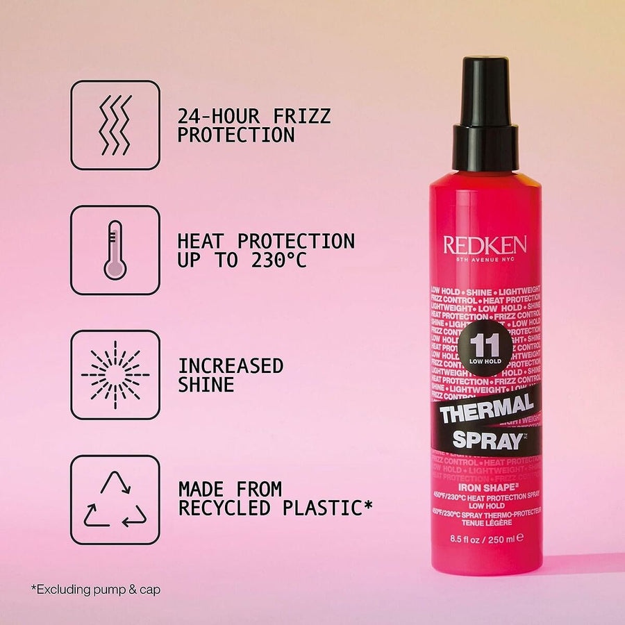 Haarstyling-Spray Redken Iron Shape Mit Thermoschutz 250 ml