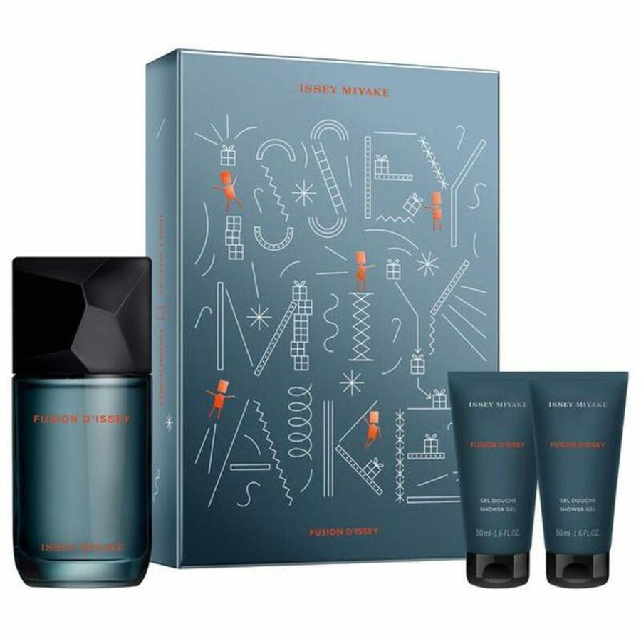 Set mit Herrenparfüm Issey Miyake Fusion d'Issey 3 Stücke