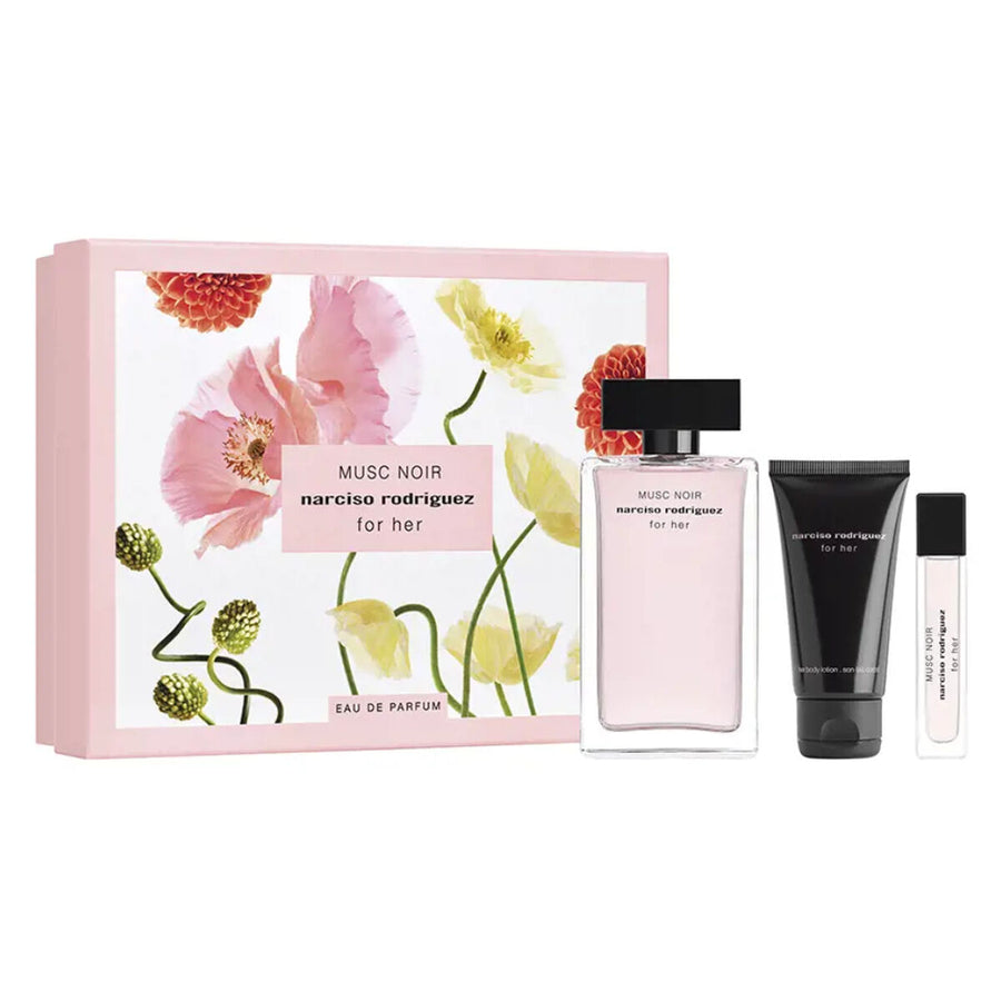 Set mit Damenparfüm Narciso Rodriguez Musc Noir EDP Musc Noir 3 Stücke