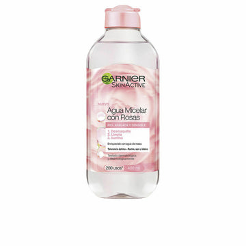 Sminkborttagande micellärt vatten Garnier Skinactive Agua Rosas Rosenvatten 400 ml