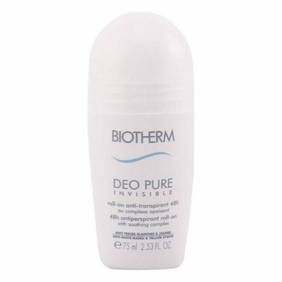 Roll-On Deodorant Deo Pure Invisible Biotherm BIOPUIF2107500 75 ml