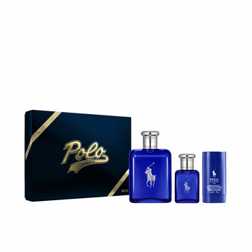 Set mit Herrenparfüm Ralph Lauren Polo Blue 3 Stücke