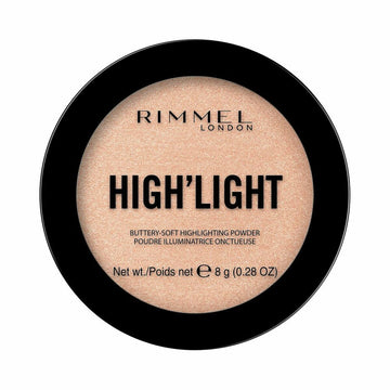 Brunt kompaktpulver High'Light  Rimmel London 99350066694 Nº 002 Candleit 8 g