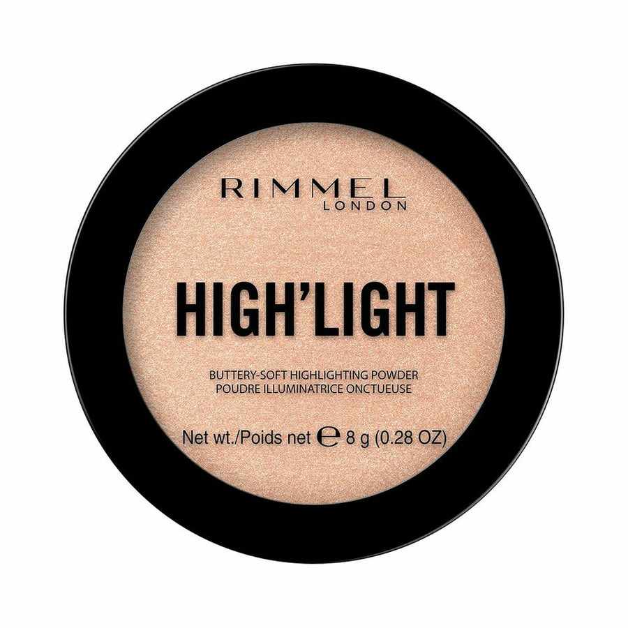 Brunt kompaktpulver High'Light  Rimmel London 99350066694 Nº 002 Candleit 8 g