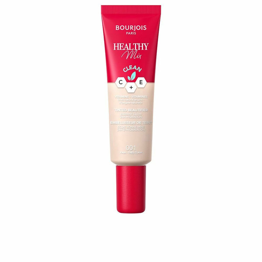 Hydrerande kräm med färg Bourjois Healthy Mix 001 (30 ml)