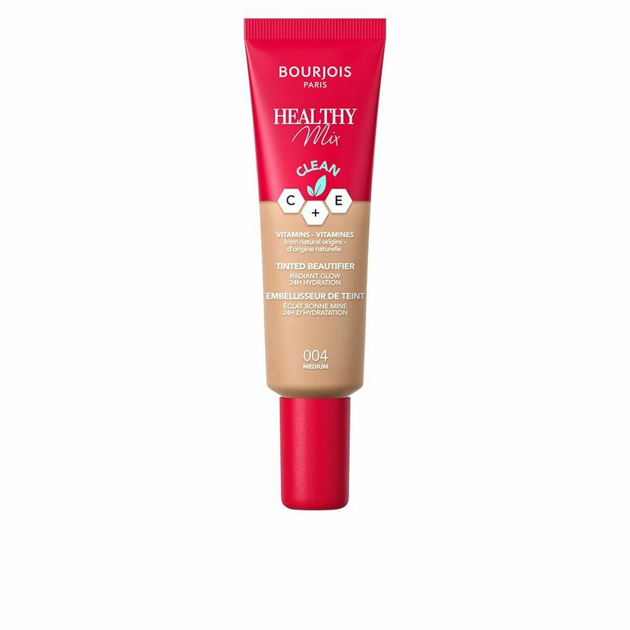 Hydrerande kräm med färg Bourjois Healthy Mix Nº 004 (30 ml)