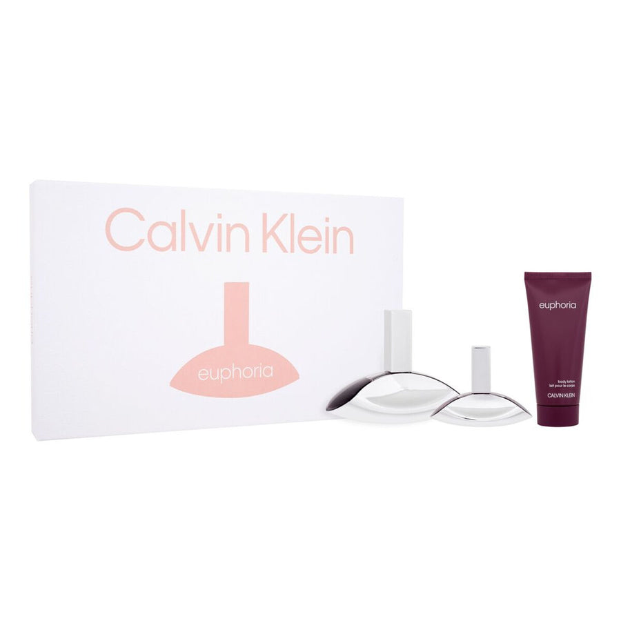 Women's Perfume Set Calvin Klein Euphoria EDP Euphoria 3 Pieces