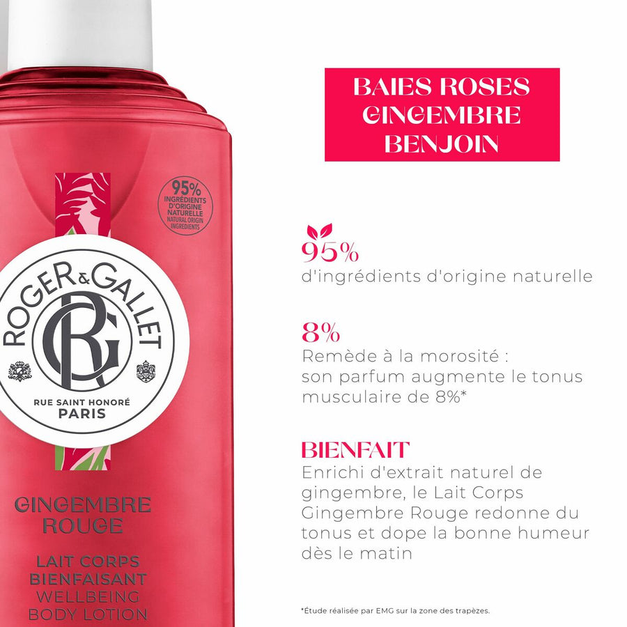 Body Cream Roger & Gallet Gingembre Rouge 250 ml