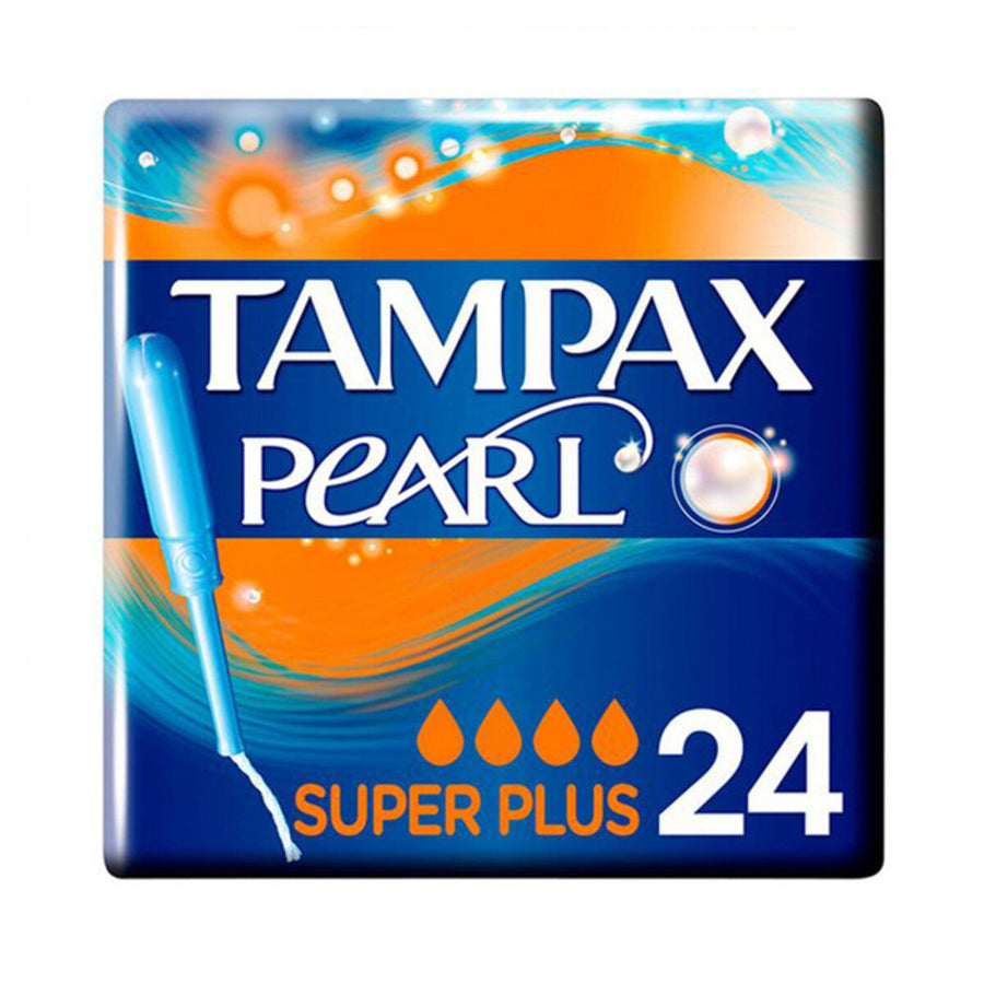 Tampongpaket Pearl Super Plus Tampax Tampax Pearl (24 uds) 24 uds