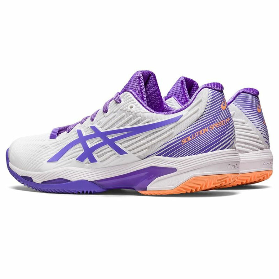 Women's Tennis Shoes Asics Solution Speed FF 2 Clay Lady White