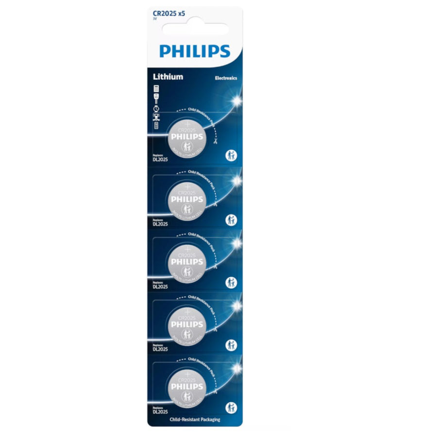 Knappcellsbatteri litium Philips CR2025P5/01B 3 V