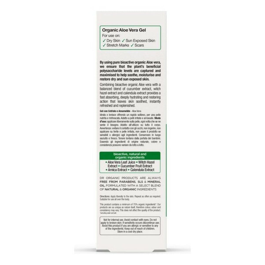 Återfuktande badgel med aloe vera Dr.Organic DR00238 200 ml