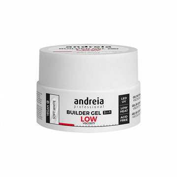 Gel-Nagellack Builder Low Viscosity Andreia Professional Builder Weiß (22 g)