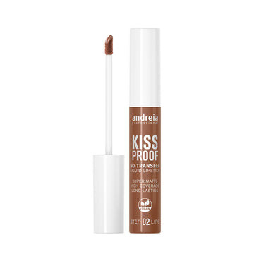 Läppstift Andreia Kiss Proof 8 ml Nº 6 Ljust chokladfärgat