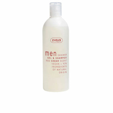 Gel & Shampoo 2 in 1 Ziaja   Herren Zedernholz 400 ml