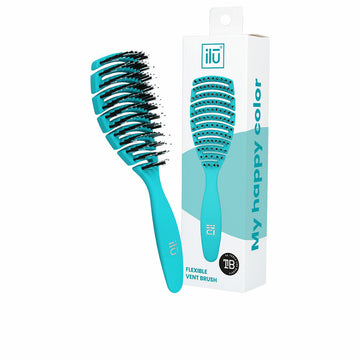 Detangling Hairbrush Ilū Flexible Vent Blue (1 Unit)