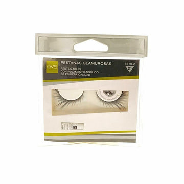 Falsche Wimpern QVS Glamour Estilo21 1 L