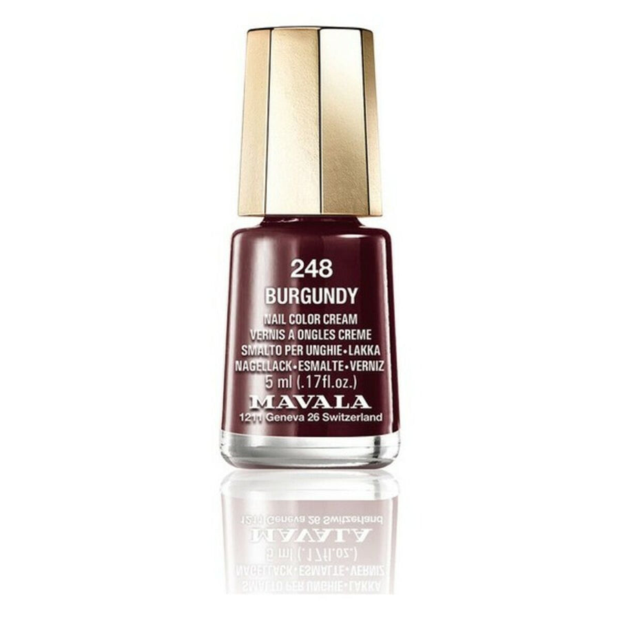 Nagellack Nail Color Cream Mavala 248-burgundy (5 ml)