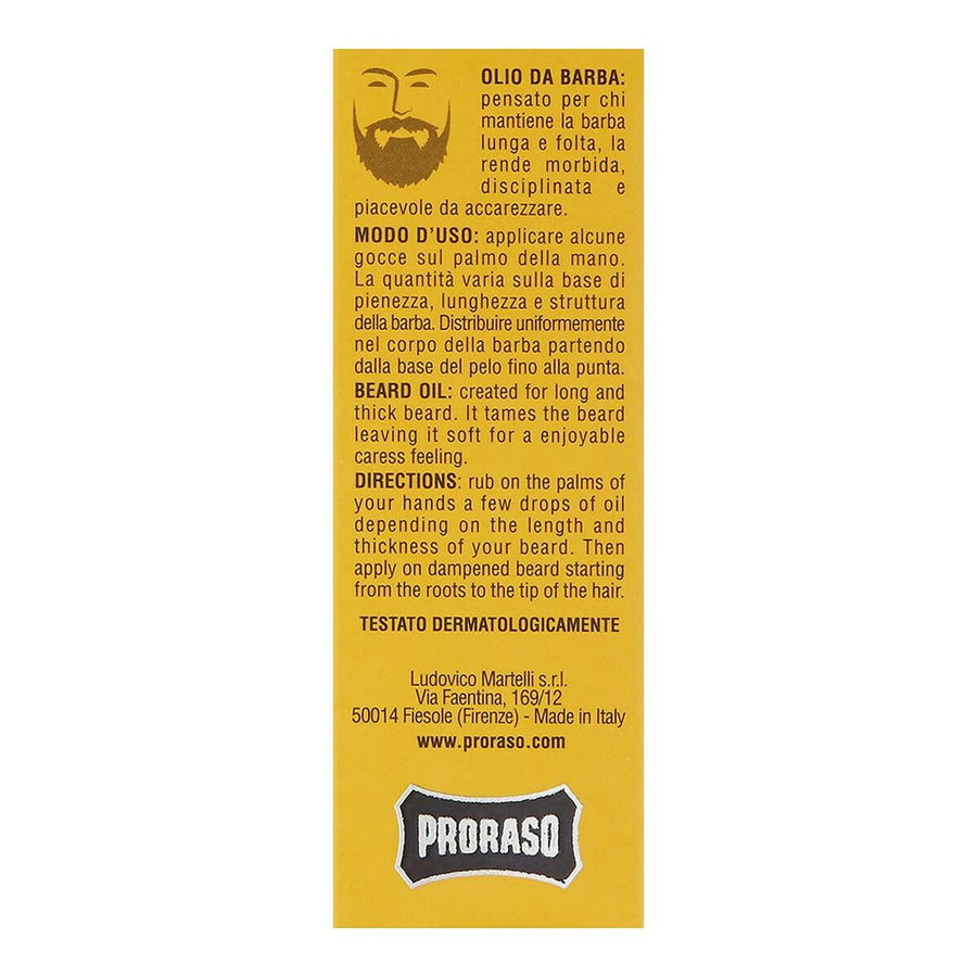 Beard Oil Proraso Beard Oil 30 ml