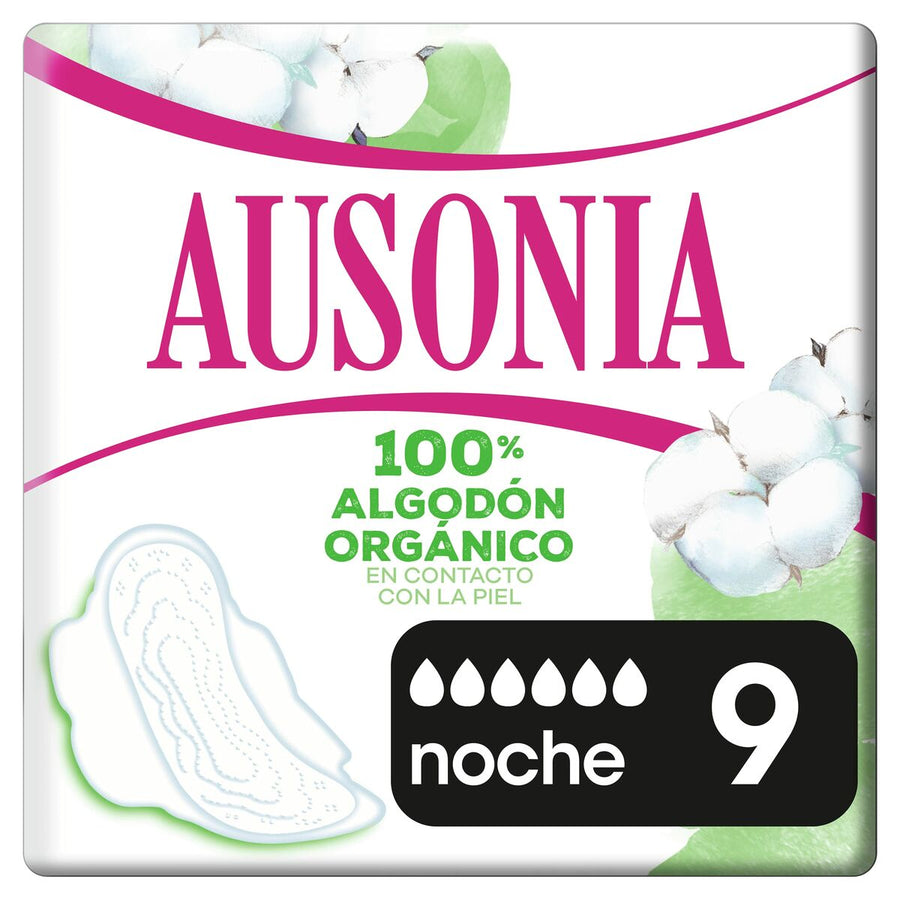 Night Sanitary Pads with Wings Ausonia   8 Units