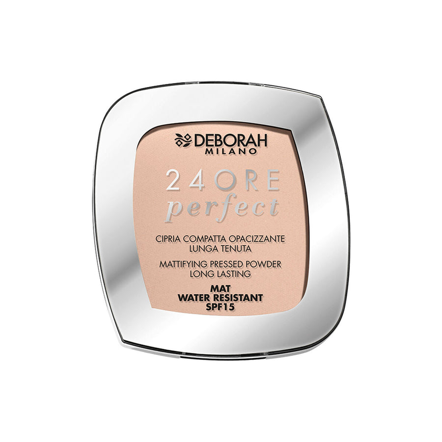 Kompaktpuder Deborah 24ore Perfect Nº 02 Light Rose Spf 15