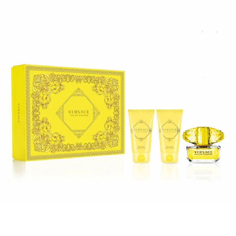 Set mit Damenparfüm Versace DIAMOND EDT 3 Stücke