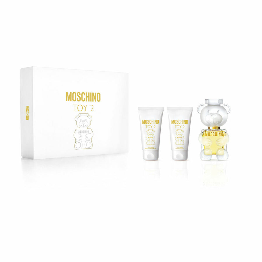 Set mit Herrenparfüm Moschino Toy 2 EDP 3 Stücke