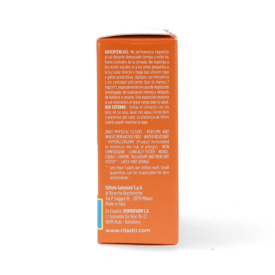 Brunt kompaktpulver Rilastil Sun System Bronze Spf 50+ (10 g)