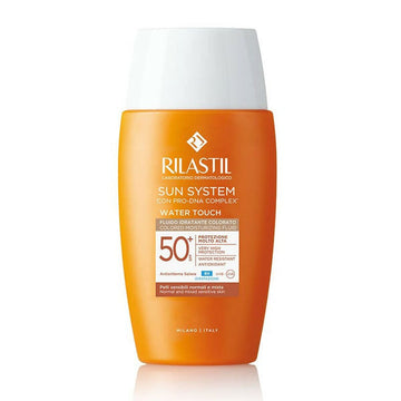 Solskydd med färg Rilastil Sun System Spf 50+ (50 ml)