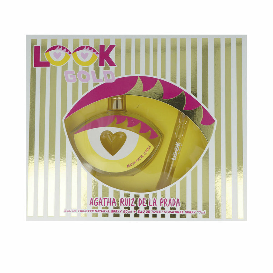 Parfymset Damer Agatha Ruiz De La Prada Look Gold 2 Delar