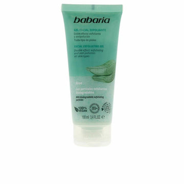 Exfoliating Facial Gel Babaria Aloe Vera Aloe Vera 100 ml