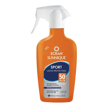 Solskyddsspray Ecran Sunnique Sport Solmjölk Spf 50 (300 ml)