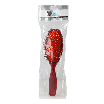 Detangling Hairbrush Eurostil Red