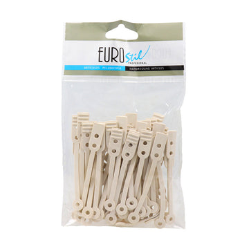 Rubber Hair Bands Eurostil Bigudis 50 Units