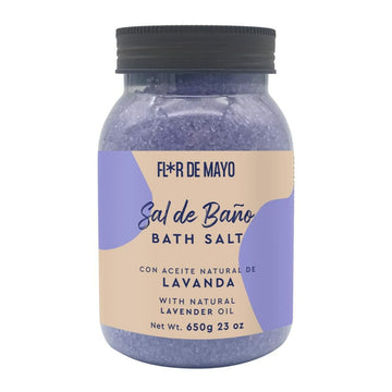 Badsalt Flor de Mayo Sal De Baño 650 g Lavendel