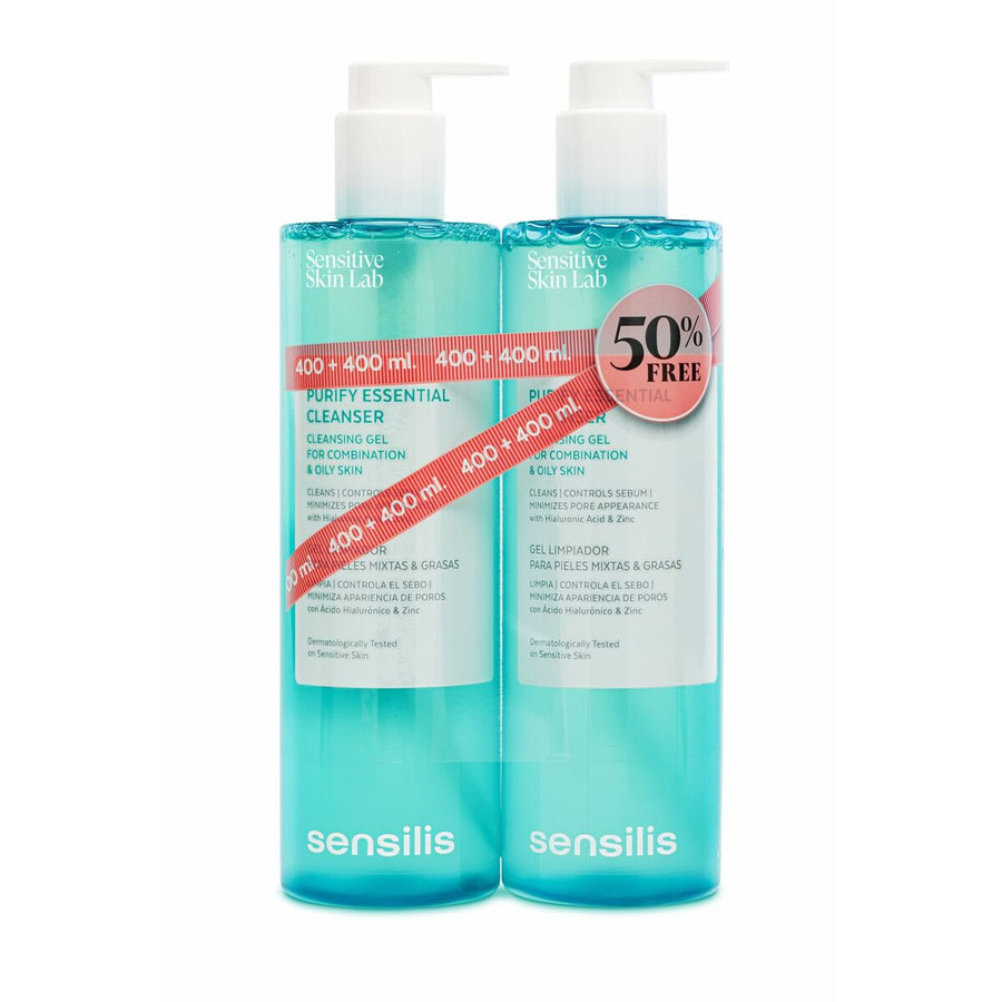 Gesichtsreinigungsgel Sensilis Purify Essential 2 x 400 ml