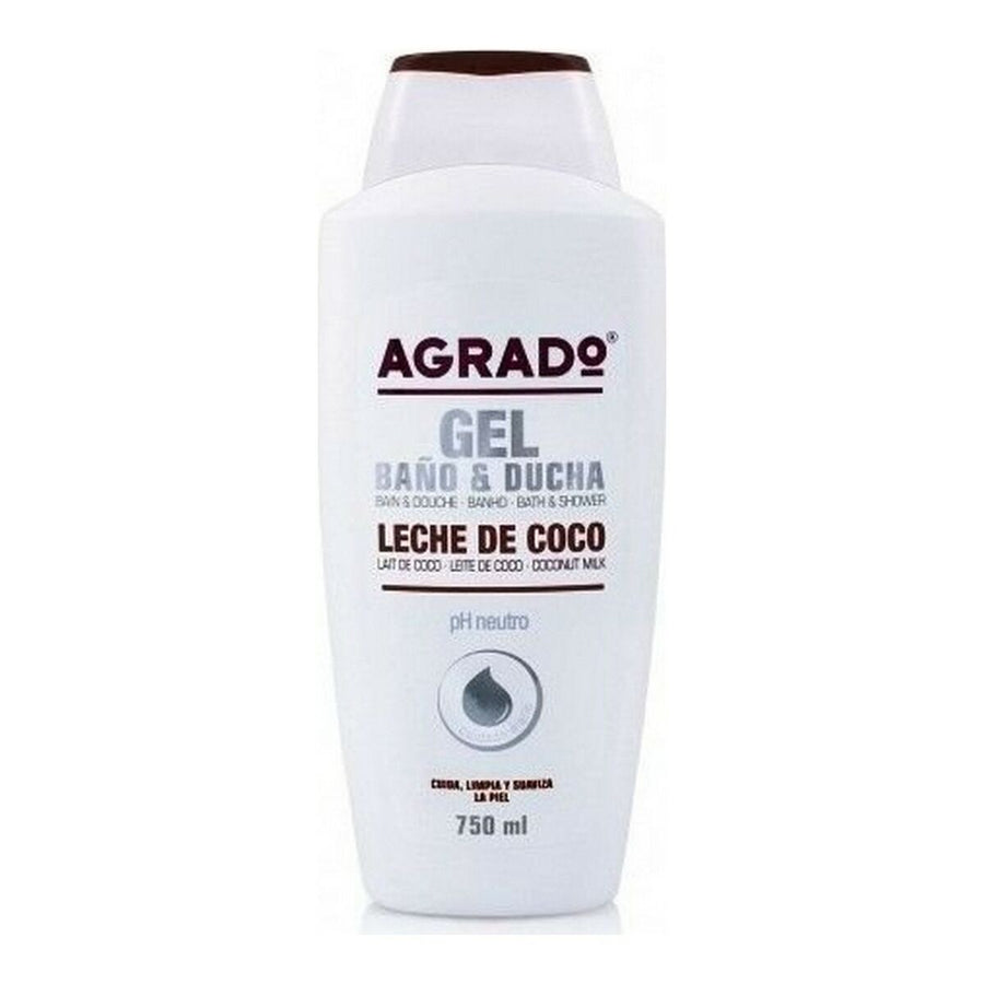 Shower Gel Leche de Coco Agrado (750 ml)