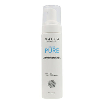 Rengörande mousse Clean & Pure Macca Clean Pure Fet hud 200 ml