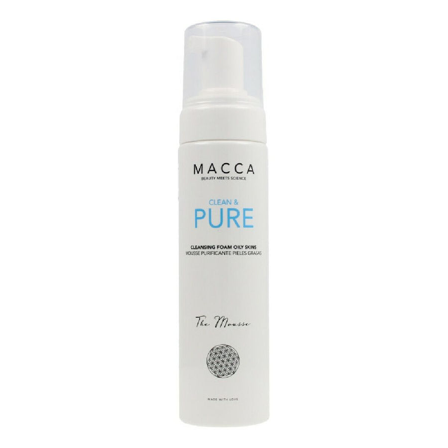 Rengörande mousse Clean & Pure Macca Clean Pure Fet hud 200 ml