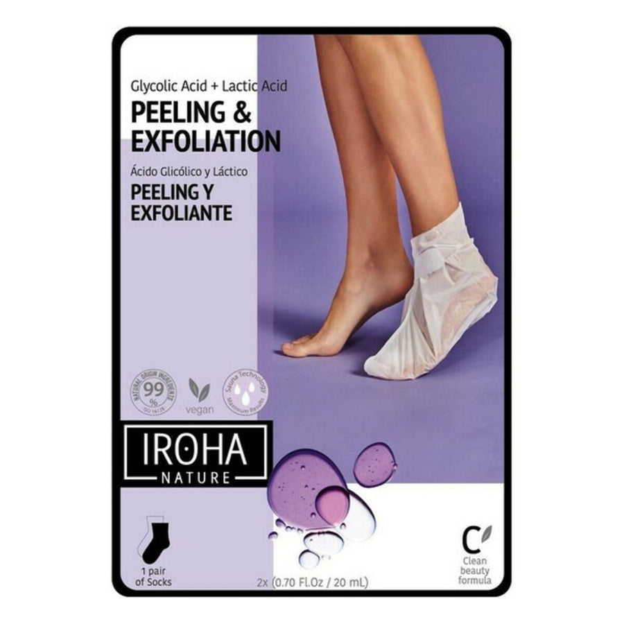 Fuktgivande strumpor Peeling and Exfoliation Lavender Iroha IN/FOOT-3 (1 antal)